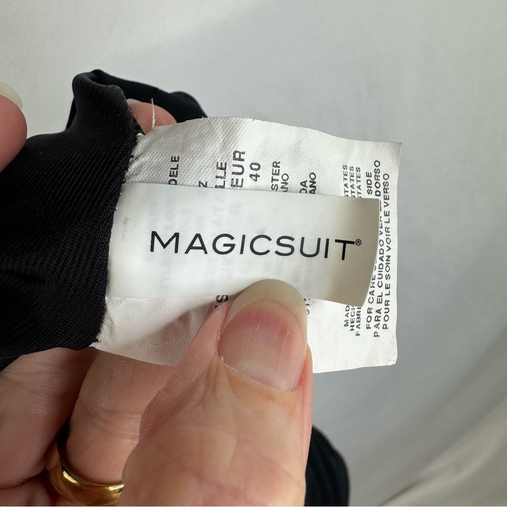 Magicsuit Black Bikini Bottom Runched Sides High Waist Excellent Condition - Picture 5 of 5